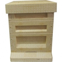 National Poly Hive with 2 Supers inc Frames and Wax in both (ASSEMBLED)